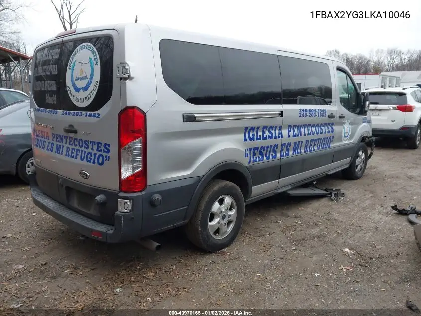1FBAX2YG3LKA10046 2020 Ford Transit-350 Passenger Van Xlt