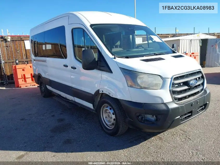 1FBAX2CG3LKA08983 2020 Ford Transit-350 Passenger Van Xl
