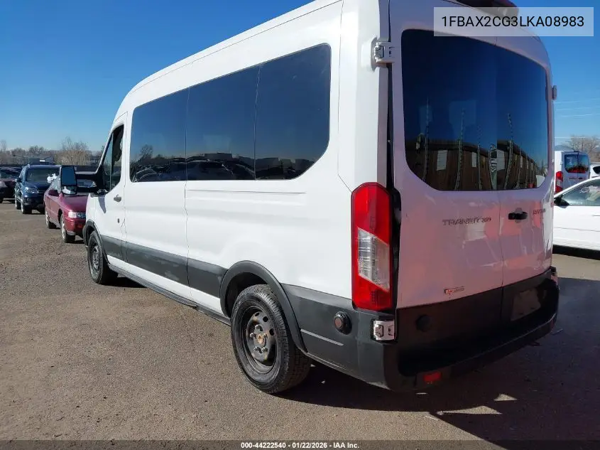 1FBAX2CG3LKA08983 2020 Ford Transit-350 Passenger Van Xl