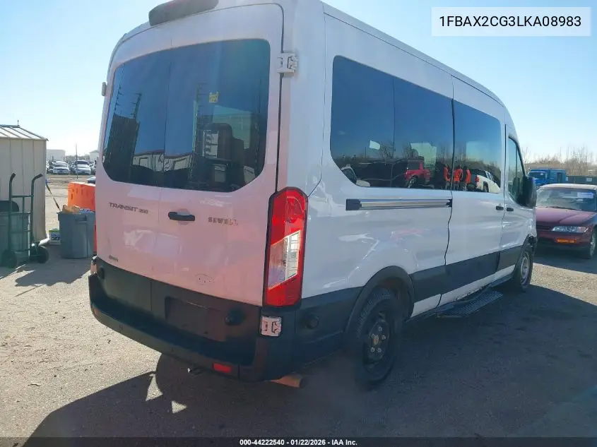 1FBAX2CG3LKA08983 2020 Ford Transit-350 Passenger Van Xl