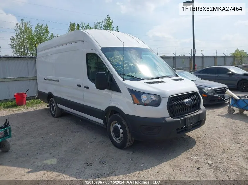 1FTBR3X82MKA27464 2021 Ford Transit T-250