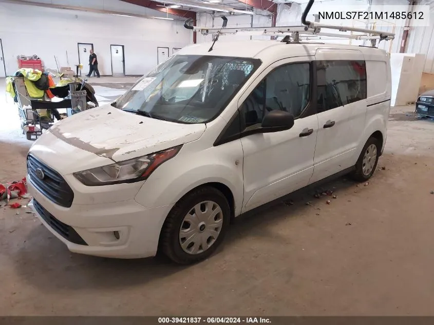 2021 Ford Transit Connect Xlt VIN: NM0LS7F21M1485612 Lot: 39421837