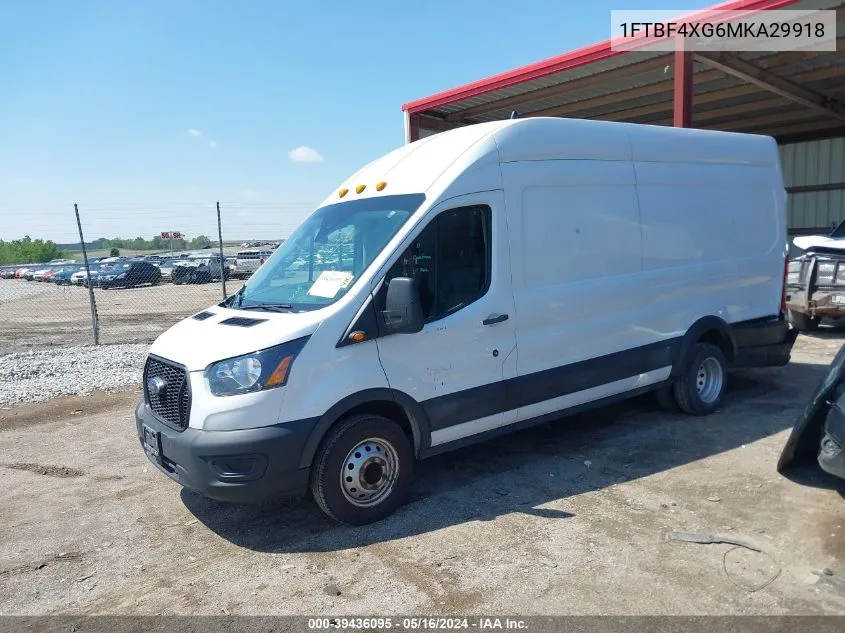 1FTBF4XG6MKA29918 2021 Ford Transit-350 Cargo Van