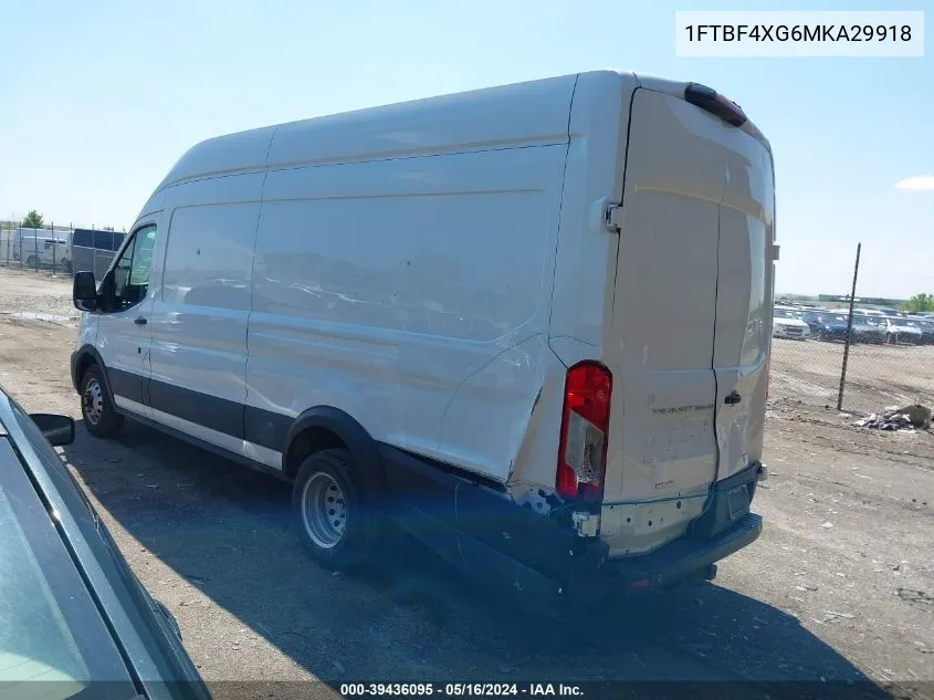 1FTBF4XG6MKA29918 2021 Ford Transit-350 Cargo Van