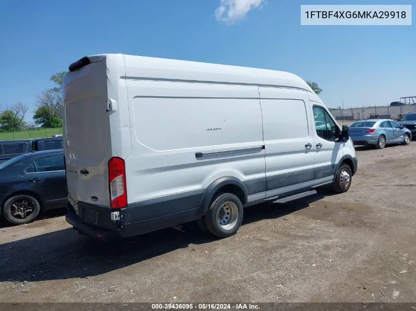 1FTBF4XG6MKA29918 2021 Ford Transit-350 Cargo Van