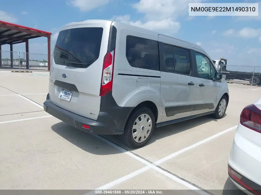 2021 Ford Transit Connect Xl VIN: NM0GE9E22M1490310 Lot: 39461588