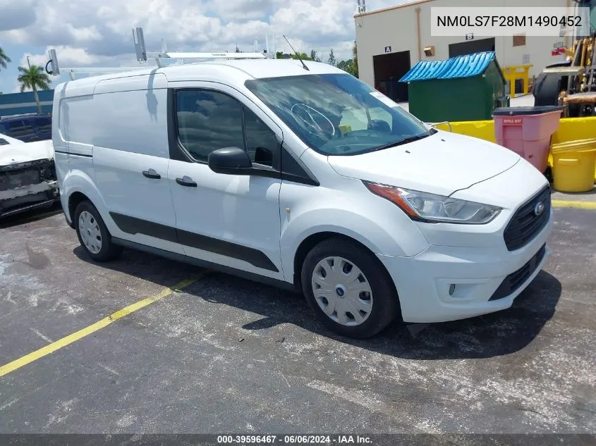 2021 Ford Transit Connect Xlt VIN: NM0LS7F28M1490452 Lot: 39596467