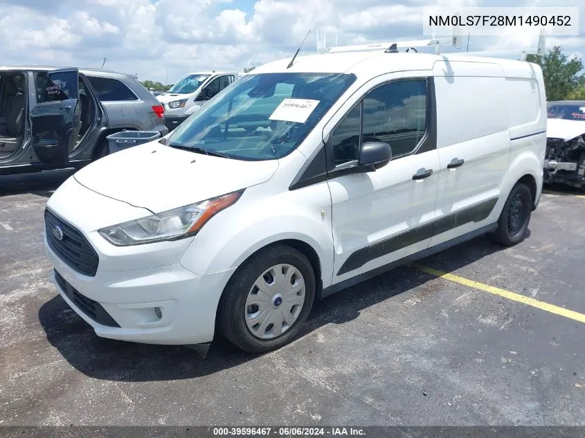 NM0LS7F28M1490452 2021 Ford Transit Connect Xlt