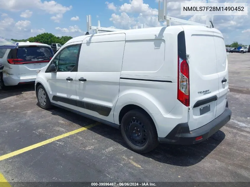 NM0LS7F28M1490452 2021 Ford Transit Connect Xlt