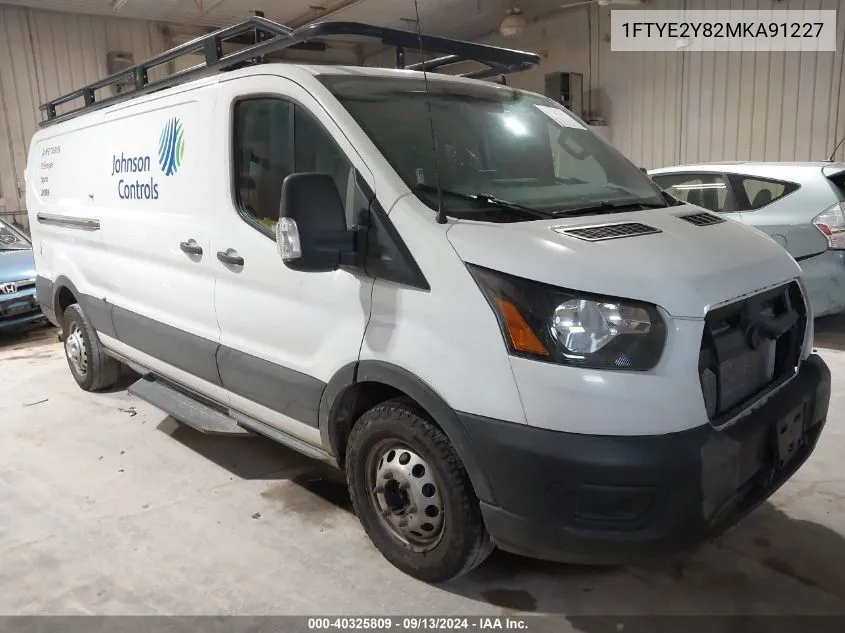 2021 Ford Transit-150 T-150 VIN: 1FTYE2Y82MKA91227 Lot: 40325809