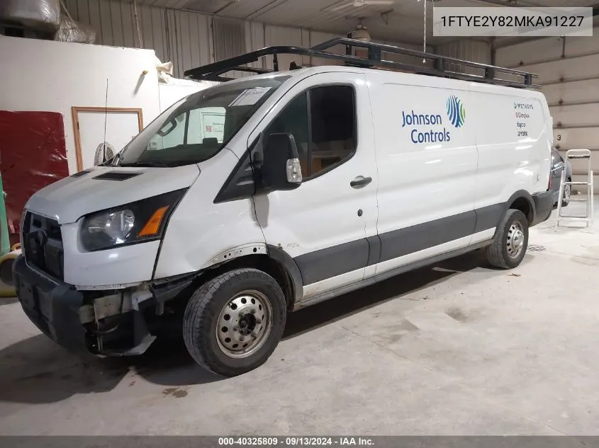 2021 Ford Transit-150 T-150 VIN: 1FTYE2Y82MKA91227 Lot: 40325809