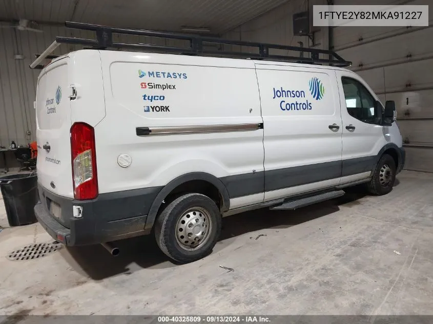 2021 Ford Transit-150 T-150 VIN: 1FTYE2Y82MKA91227 Lot: 40325809