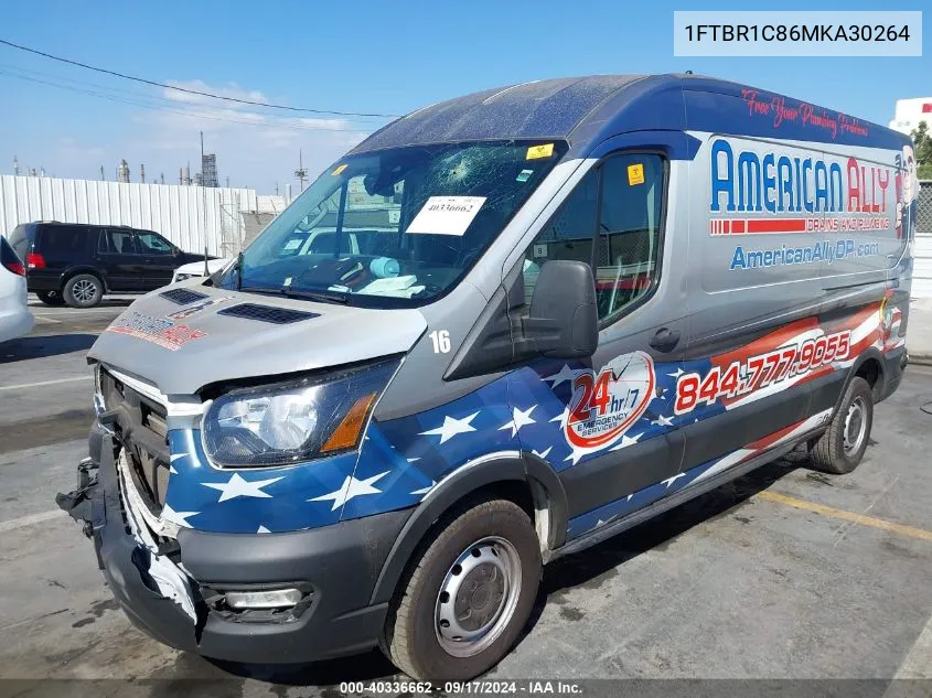 1FTBR1C86MKA30264 2021 Ford Transit-250