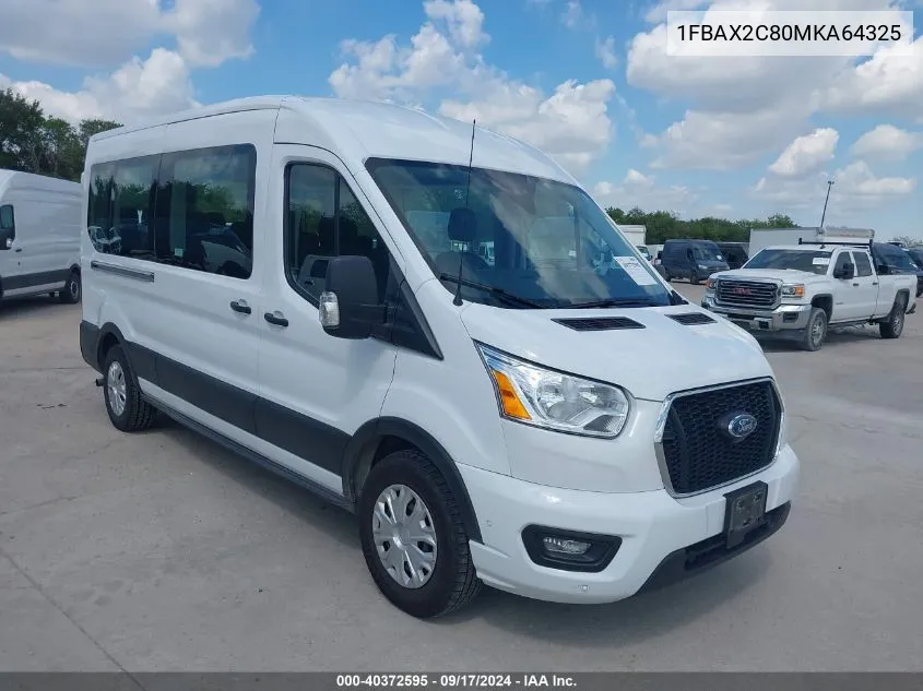 2021 Ford Transit-350 Passenger Van Xlt VIN: 1FBAX2C80MKA64325 Lot: 40372595