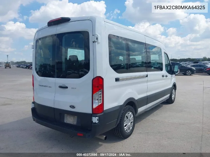 1FBAX2C80MKA64325 2021 Ford Transit-350 Passenger Van Xlt