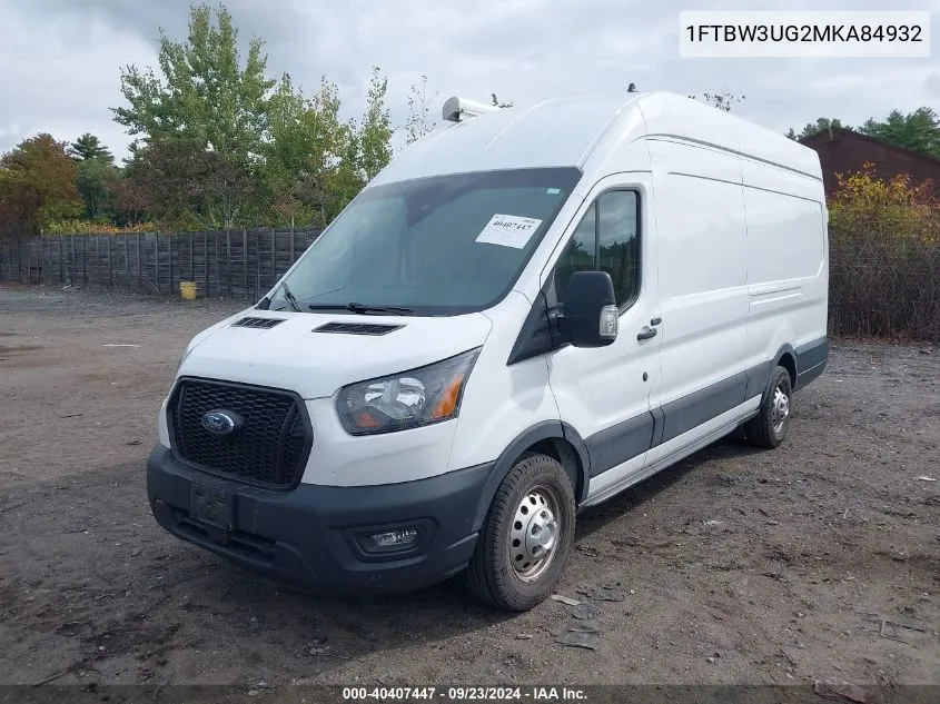 1FTBW3UG2MKA84932 2021 Ford Transit-350 Cargo Van