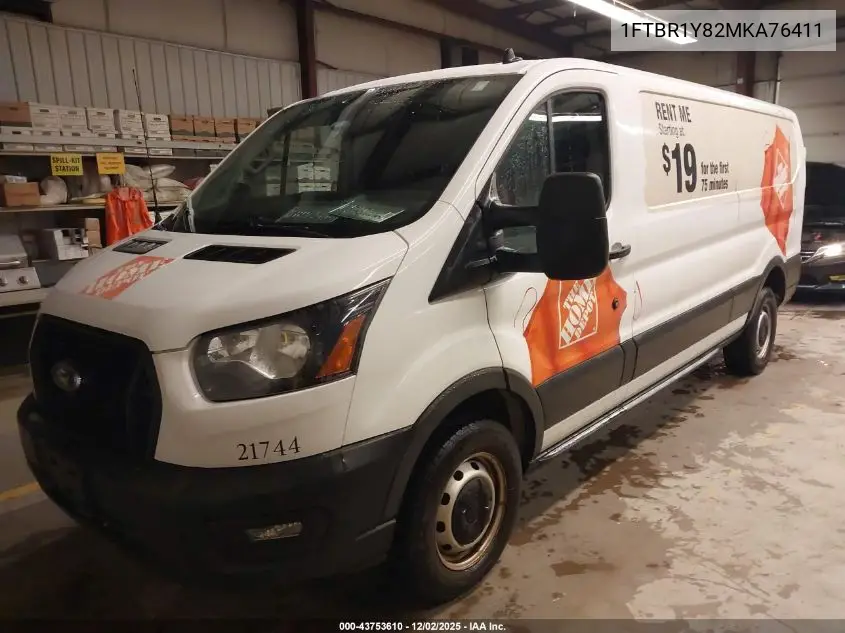 1FTBR1Y82MKA76411 2021 Ford Transit-250