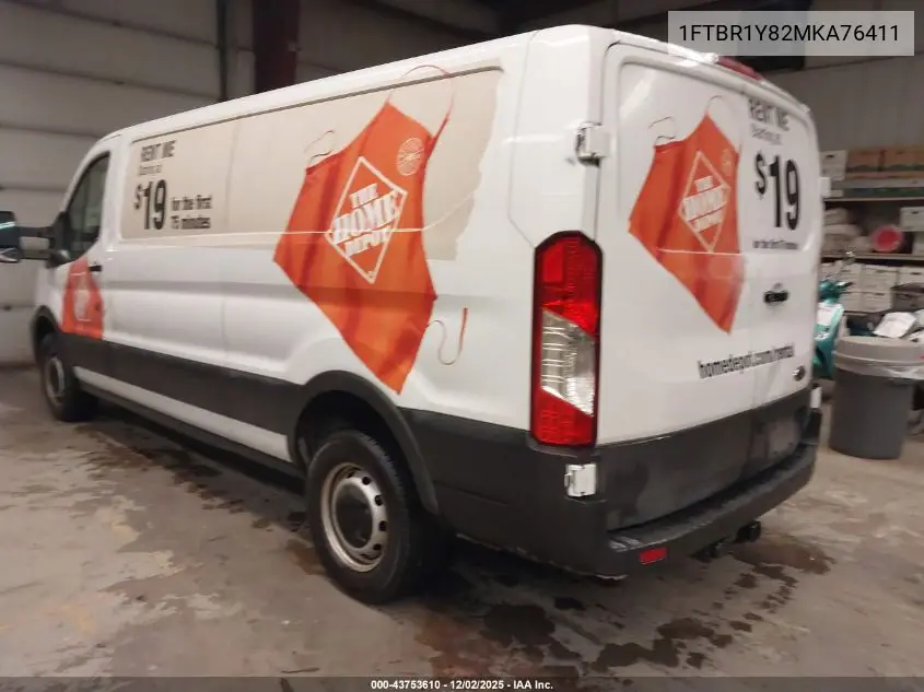 1FTBR1Y82MKA76411 2021 Ford Transit-250