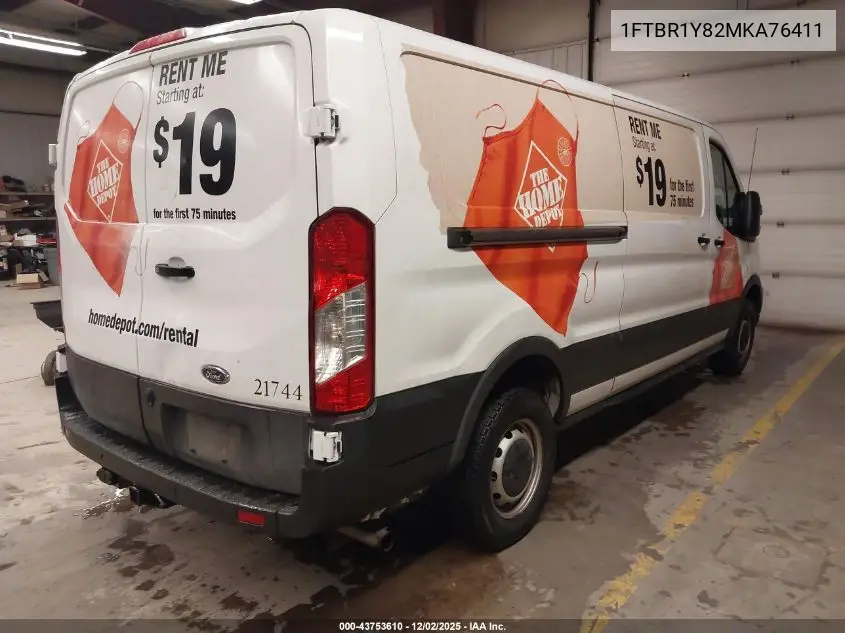 1FTBR1Y82MKA76411 2021 Ford Transit-250