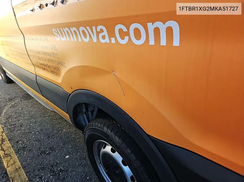 1FTBR1XG2MKA51727 2021 Ford Transit-250