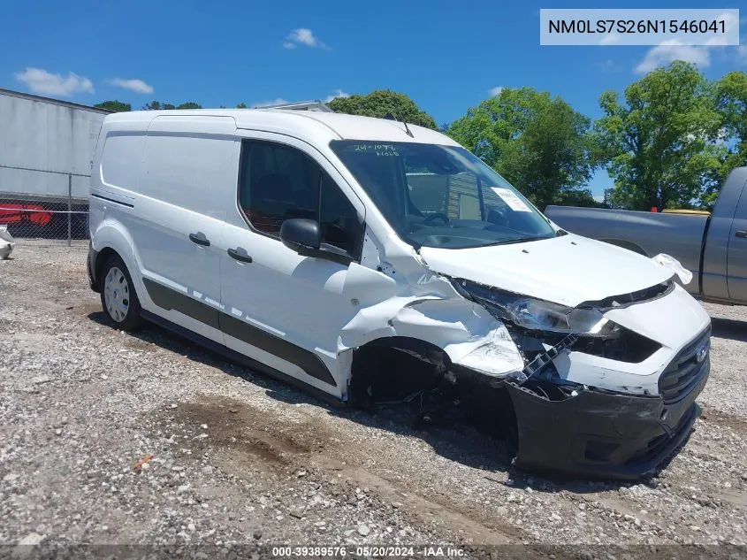 2022 Ford Transit Connect Xl VIN: NM0LS7S26N1546041 Lot: 39389576