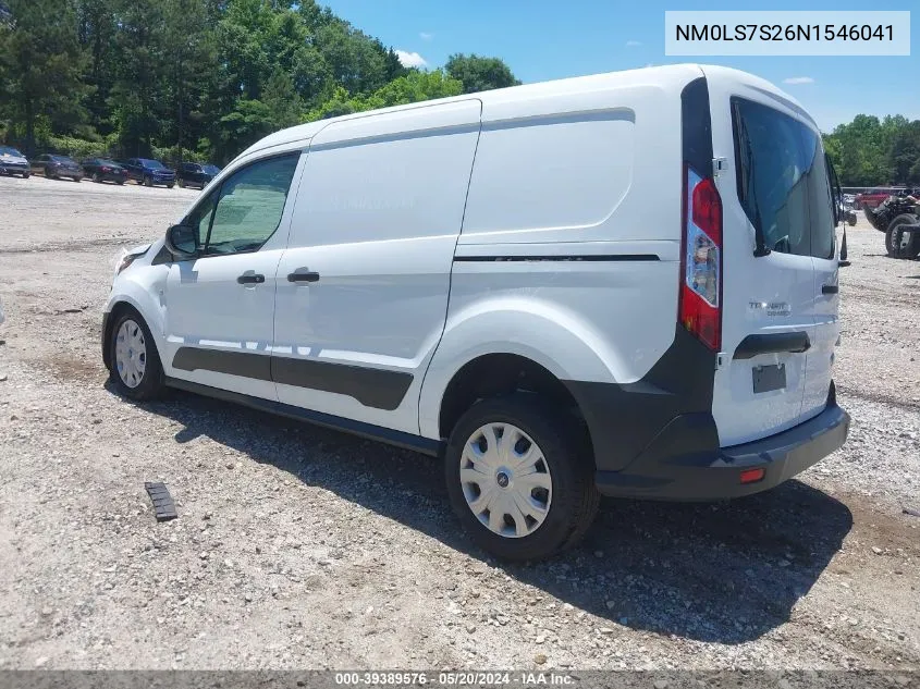 NM0LS7S26N1546041 2022 Ford Transit Connect Xl