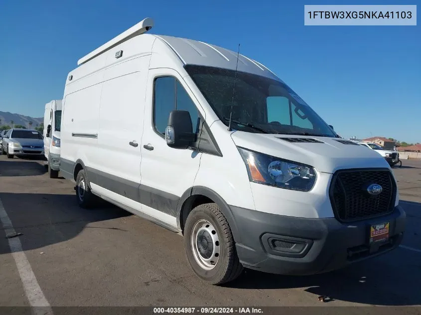 1FTBW3XG5NKA41103 2022 Ford Transit-350 Cargo Van T-350