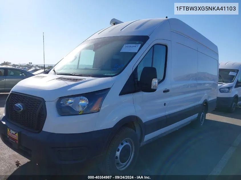 1FTBW3XG5NKA41103 2022 Ford Transit-350 Cargo Van T-350