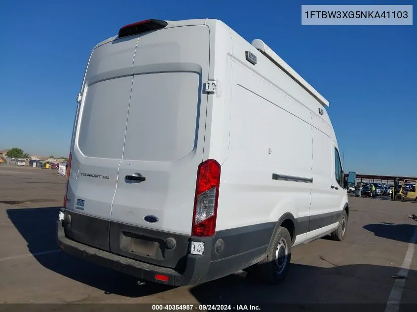 1FTBW3XG5NKA41103 2022 Ford Transit-350 Cargo Van T-350