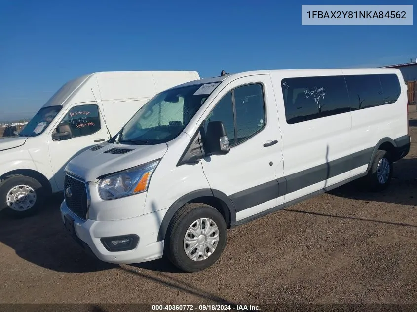 2022 Ford Transit-350 Passenger Van Xlt VIN: 1FBAX2Y81NKA84562 Lot: 40360772