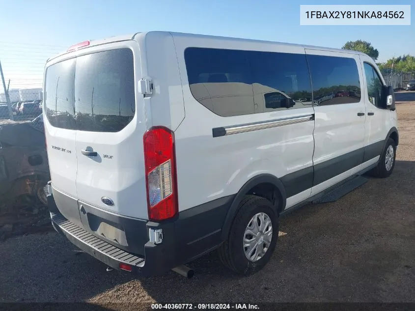 2022 Ford Transit-350 Passenger Van Xlt VIN: 1FBAX2Y81NKA84562 Lot: 40360772