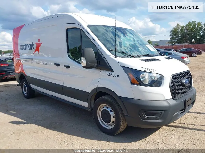 2022 Ford Transit-250 VIN: 1FTBR1C84NKA76483 Lot: 40365786