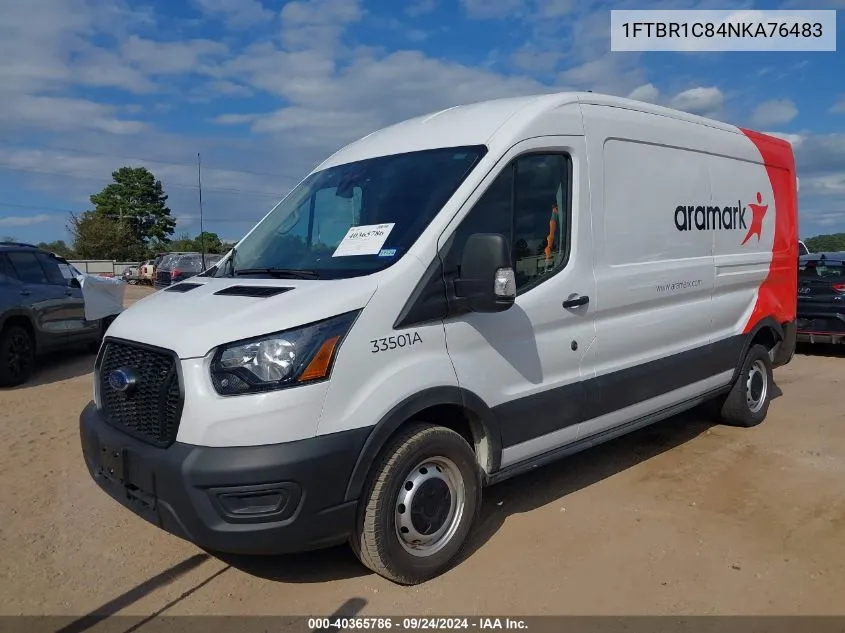 1FTBR1C84NKA76483 2022 Ford Transit-250