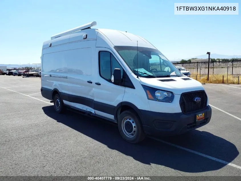 1FTBW3XG1NKA40918 2022 Ford Transit-350 Cargo Van