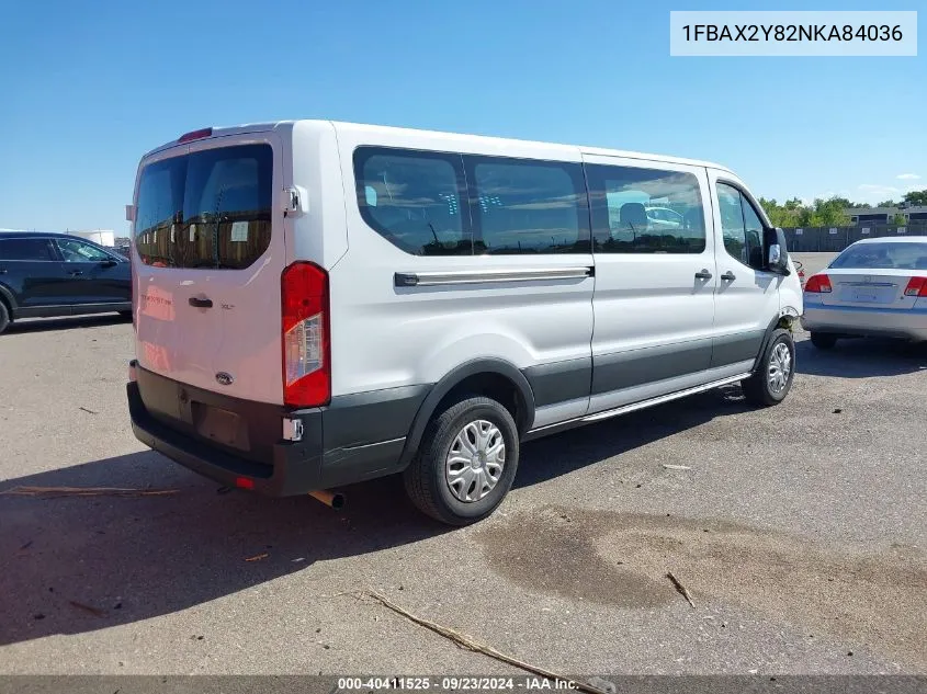 2022 Ford Transit-350 Passenger Van Xlt VIN: 1FBAX2Y82NKA84036 Lot: 40411525