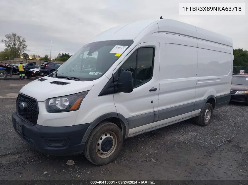 1FTBR3X89NKA63718 2022 Ford Transit T-250