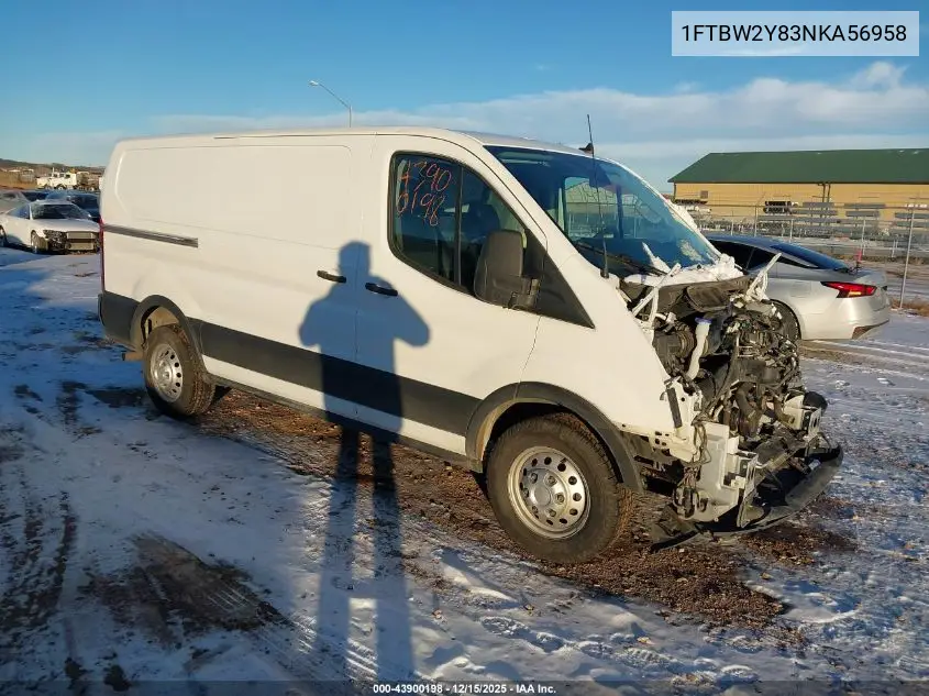 1FTBW2Y83NKA56958 2022 Ford Transit-350