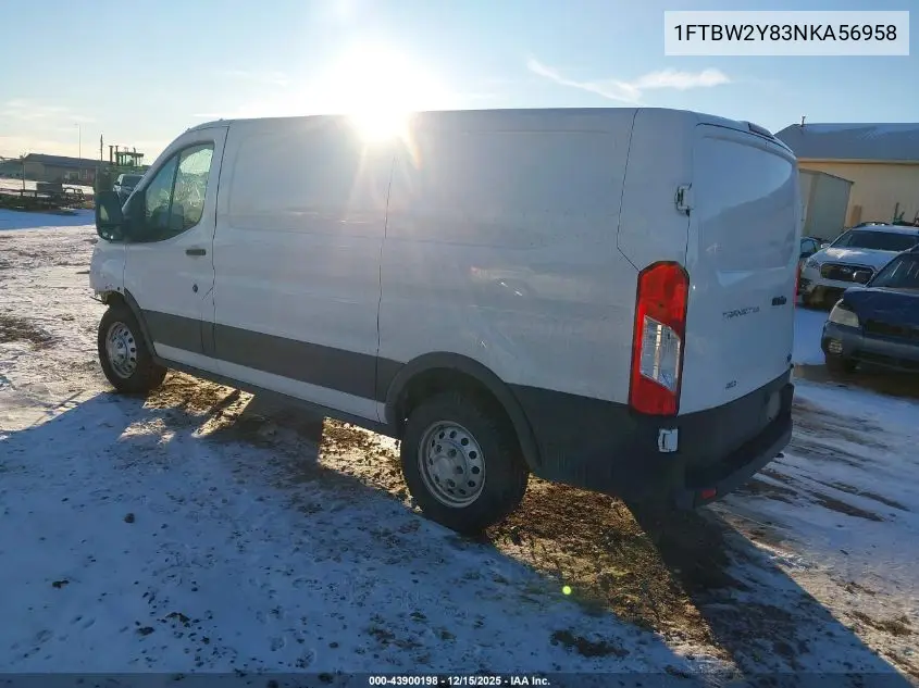 1FTBW2Y83NKA56958 2022 Ford Transit-350