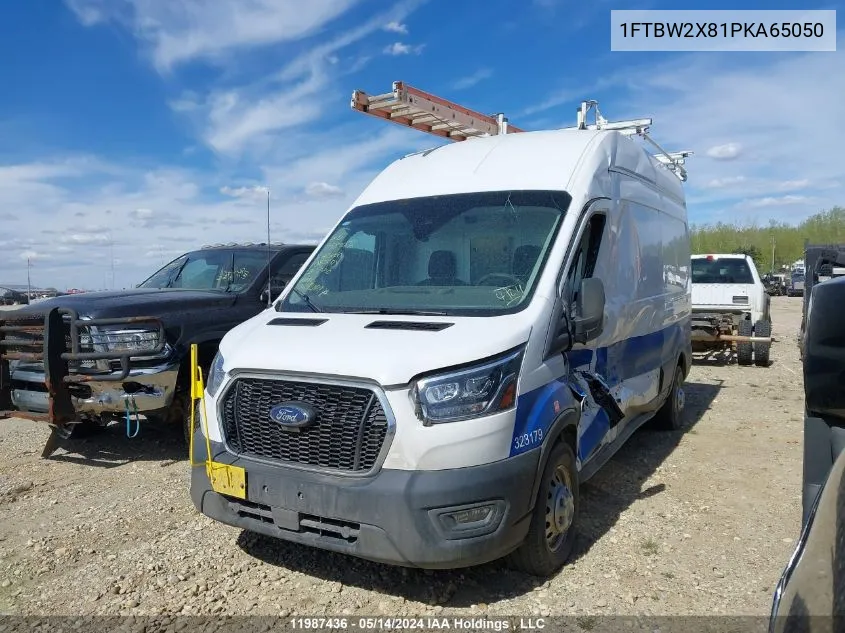 2023 Ford Transit T-350 VIN: 1FTBW2X81PKA65050 Lot: 11987436