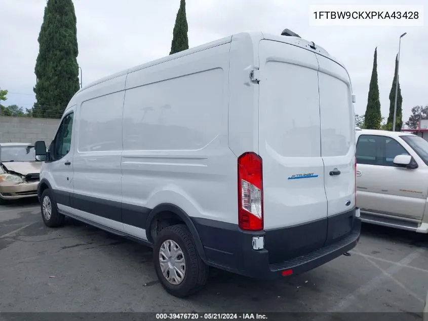 2023 Ford E-Transit-350 VIN: 1FTBW9CKXPKA43428 Lot: 39476720