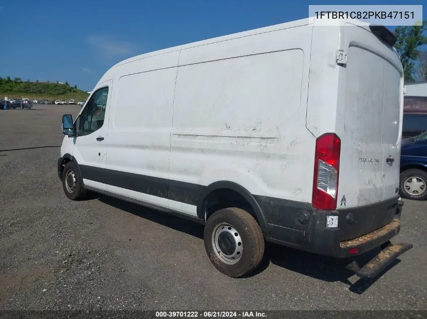 2023 Ford Transit-250 VIN: 1FTBR1C82PKB47151 Lot: 39701222