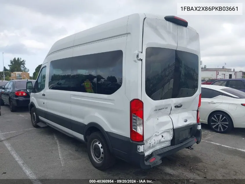 1FBAX2X86PKB03661 2023 Ford Transit-350 Passenger Van Xl