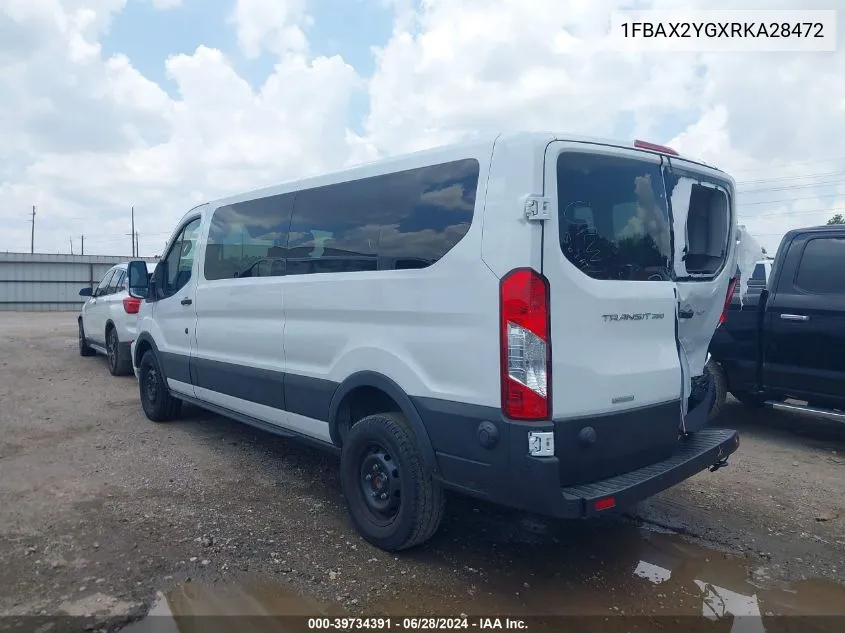 1FBAX2YGXRKA28472 2024 Ford Transit-350 Passenger Van Xlt