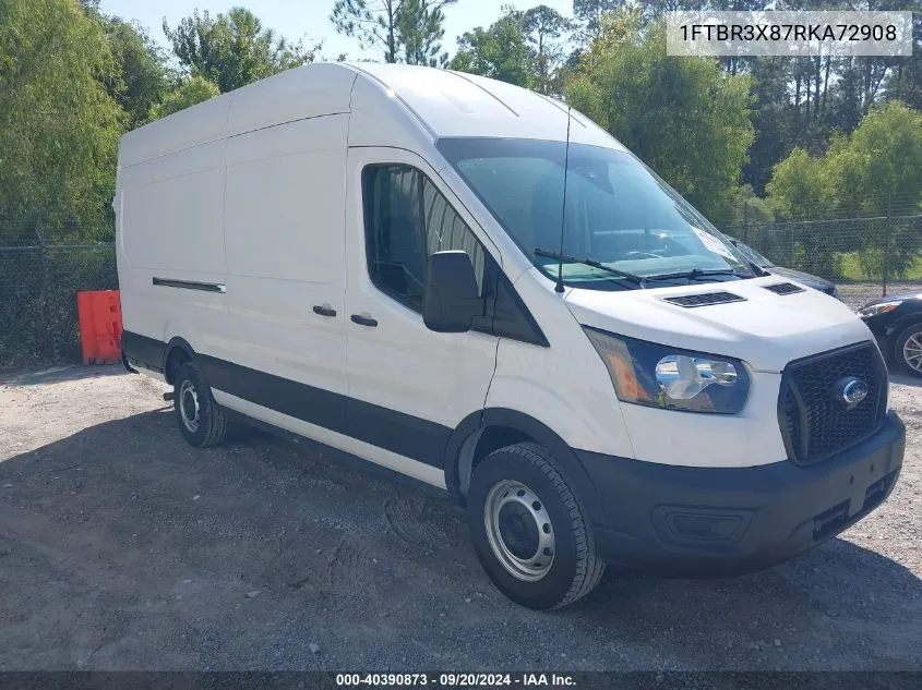 2024 Ford Transit-250 Cargo Van VIN: 1FTBR3X87RKA72908 Lot: 40390873