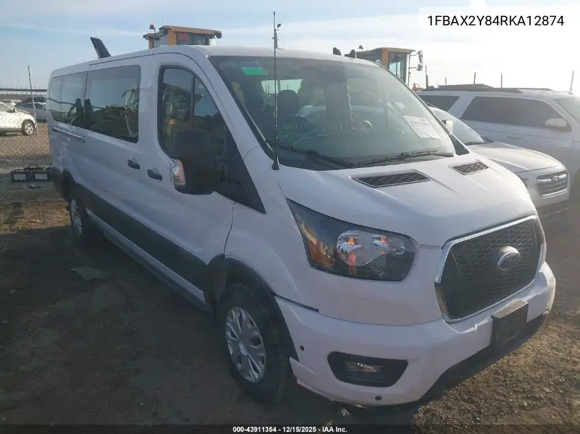 1FBAX2Y84RKA12874 2024 Ford Transit-350 Passenger Van Xlt