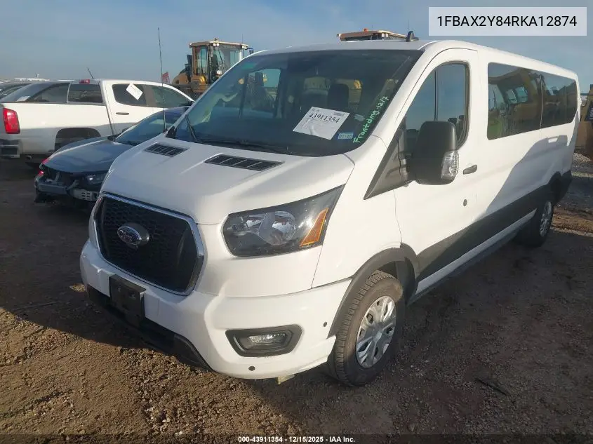 1FBAX2Y84RKA12874 2024 Ford Transit-350 Passenger Van Xlt