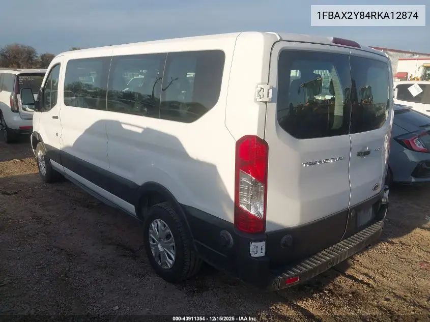 1FBAX2Y84RKA12874 2024 Ford Transit-350 Passenger Van Xlt