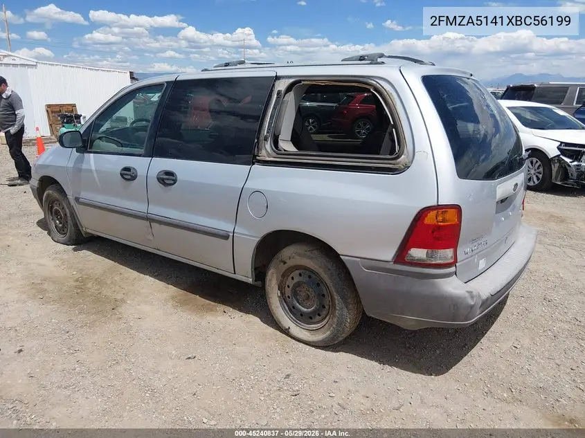 1999 Ford Windstar Lx VIN: 2FMZA5141XBC56199 Lot: 45240837