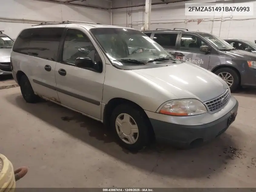 2FMZA51491BA76993 2001 Ford Windstar Lx