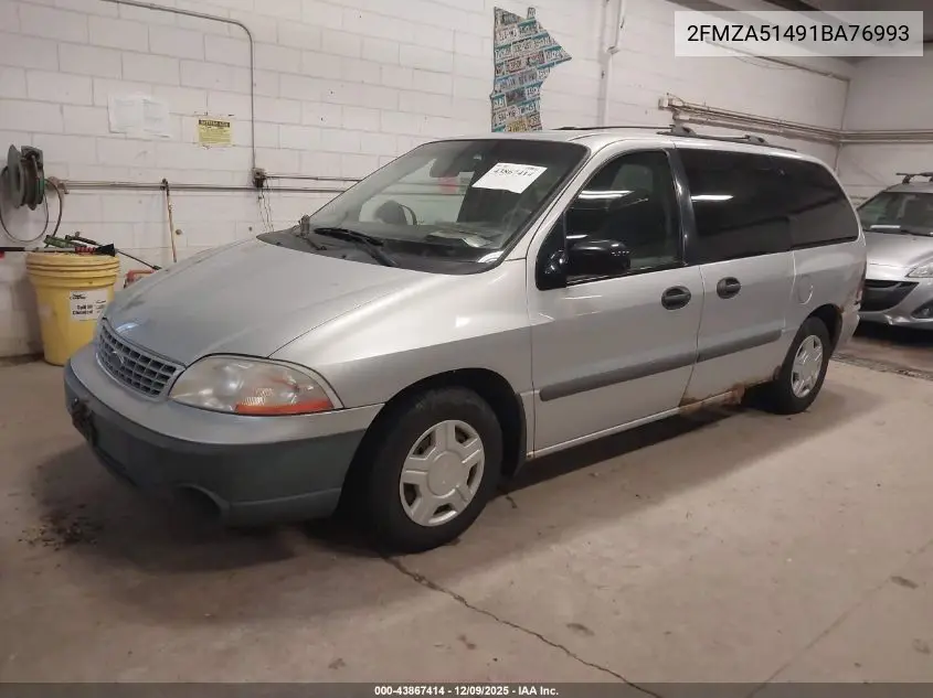 2FMZA51491BA76993 2001 Ford Windstar Lx